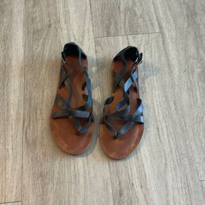 Lucky Brand Black Sandals, size 8